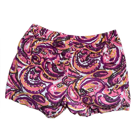Merona High Waist Pink Patterned Women's Shorts - Picture 2 of 4